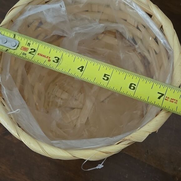 Baskets Small Desktop Finishing Home Storage Weaving Products Plant Cover Bin - Picture 11 of 16